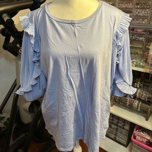 Express VGUC light blue XL top